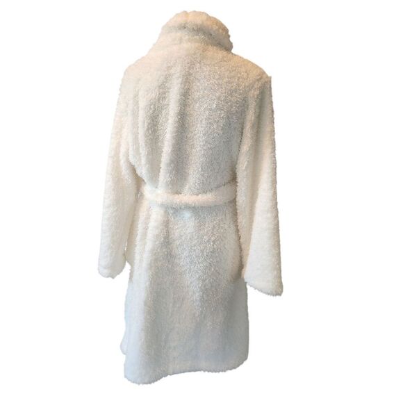 NEW Ulta Soft Plush Robe White Women’s Size Large XL with Belt - Picture 5 of 13
